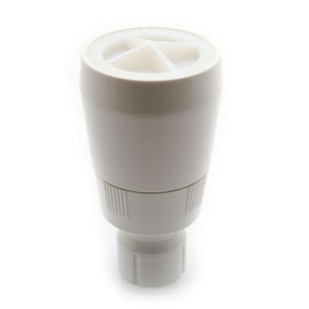 Thrifco Plumbing White Plain Shower Head 4401868